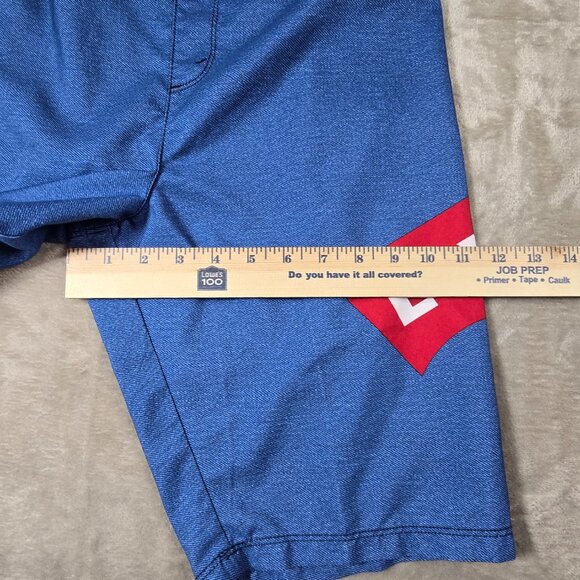 Levi’s Swim Trunks Youth XL Blue Red Logo Board Shorts 13–15 Yrs Lined - Picture 4 of 12